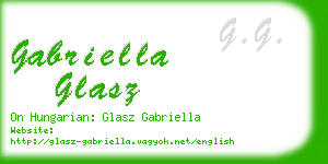 gabriella glasz business card